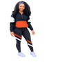 Women'S Fashion Patchwork Casual Two Piece Tracksuits