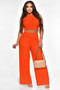 Women's Spring Summer Vest Wide Leg Pants Casual Two Piece Set