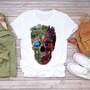 Fashion Print Men's T-Shirt Tops