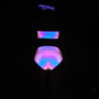 Sexy Hollow Reflective Bikini Two Pieces Halter Neck Swimsuit