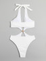 Women'S Hollow Out Diamond Sexy One-Piece Swimsuit Bikini