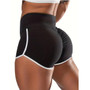 Women High Waist Stretch Yoga Running Fitness Shorts