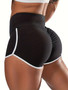 Women High Waist Stretch Yoga Running Fitness Shorts