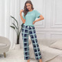 Women T-shirt Pants Casual two-piece set