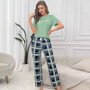 Women T-shirt Pants Casual two-piece set