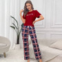 Women T-shirt Pants Casual two-piece set