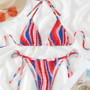 Women bikini pleated Swimwear