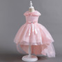 Girls' puffy princess dress