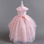 Girls' puffy princess dress