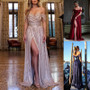 Fall Winter Women's Sequin Slim Dress Strap Dress
