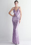 Positioning Flower Sling Party Sequin Dress Long Formal Party Slim Chic Elegant Evening Dress