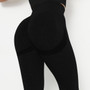 Peach Seamless Yoga Pants Breathable Yoga Wear Tight Fitting High Waist Sports Basic Fitness Pants Women