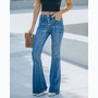 Women Fall/Winter Wide Leg Denim Pants