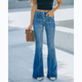 Women Fall/Winter Wide Leg Denim Pants