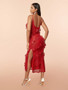 Summer Women Sexy Sequin Backless Suspender Maxi Dress