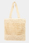 Fame Straw-Paper Crochet Tote Bag