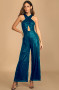 Women's Cross Strap Sequin Sexy Party Jumpsuit