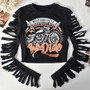 Women spring and summer street hip-hop style long-sleeved stretch T-shirt