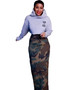 Women camouflage slit Skirt