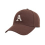 Simple Letter Embroidered Peaked Hat