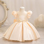 Children's Dress Puff Sleeve Baby Girl Princess Dress