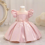 Children's Dress Puff Sleeve Baby Girl Princess Dress