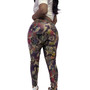 Spring Sexy Women's Clothing Tight Fitting Camo Trendy Pants