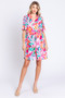 GeeGee Floral Ruffled Mini Dress