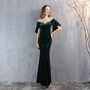 Women Elegant Formal Party Mermaid Skirt Maxi Evening Dress