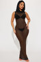 Women Mesh See-Through Hooded Sexy Beach Dress