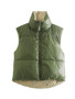 Women Reversible Stand Collar Vest