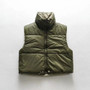 Women Reversible Stand Collar Vest