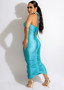 Women's Halter Lace-Up Ruched Long Dress