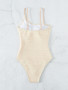 Women's Strap One-Piece Tight Fitting Swimsuit