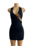 Women Chain Halter Neck Sexy Hollow Bodycon Backless Dress