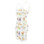 Women Sexy Suspender Bodycon Print Dress