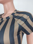 Women's Casual Fashion Striped Fringe Dress