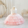 Children's Flower Girl Tutu Princess Dress Baby Girl's First Birthday Formal Party Dress