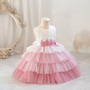 Children's Flower Girl Tutu Princess Dress Baby Girl's First Birthday Formal Party Dress