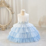 Children's Flower Girl Tutu Princess Dress Baby Girl's First Birthday Formal Party Dress