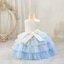 Children's Flower Girl Tutu Princess Dress Baby Girl's First Birthday Formal Party Dress