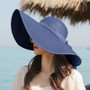 Picture Hat Sunscreen Sun Hat Beach Hat Female Beach Summer Foldable Sun Hat All-Match Hat