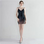 Sequin Formal Party Strap Sequin Evening Party Dress