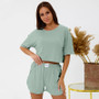 Summer Casual Women's Pajamas Comfortable Sexy Shorts Loungewear Set Outdoor Wear