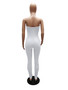 Women's Fashionable And Sexy Long Tight Fitting Low Back Strapless Jumpsuit