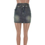 Women Spring/Summer Stretch Bodycon Denim Mini Skirt