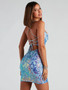 Women Summer Sequin Camisole Beads Sexy Bodycon Dress