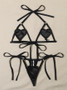 Women Hollow Sexy Lingerie Two-piece Set