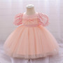 Girl Puff Sleeve Princess Dress