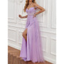 Sling evening dress sexy Chic red carpet catwalk Formal Party annual meeting performance dress